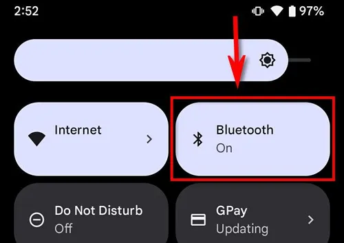 Android Bluetooth Toggle On